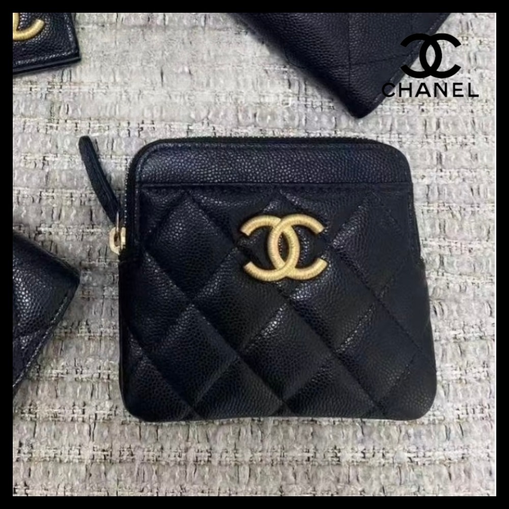 【クラシック/おしゃれ♪】CHANEL ジップコインパース