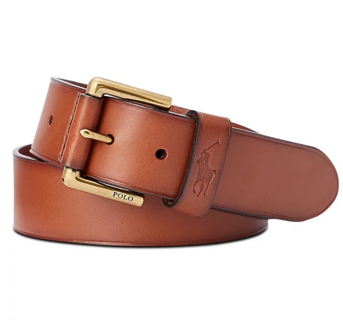 Polo Ralph Lauren シグネチャー ポニー刻印 レザーベルト 全2色