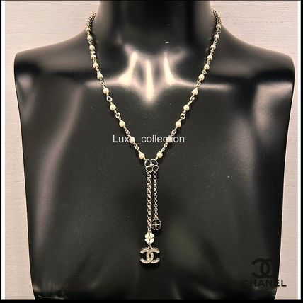 25S★ 【CHANEL】シャネル クローバー ロングネックレス クローバーが可愛い♪】CHANEL ロングネックレス ゴールド 25P