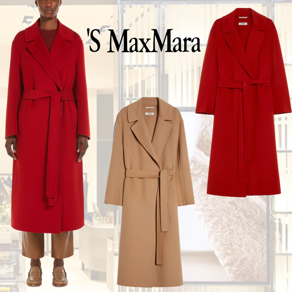 【'S Max Mara】ウール・ドレッシングガウン・コート