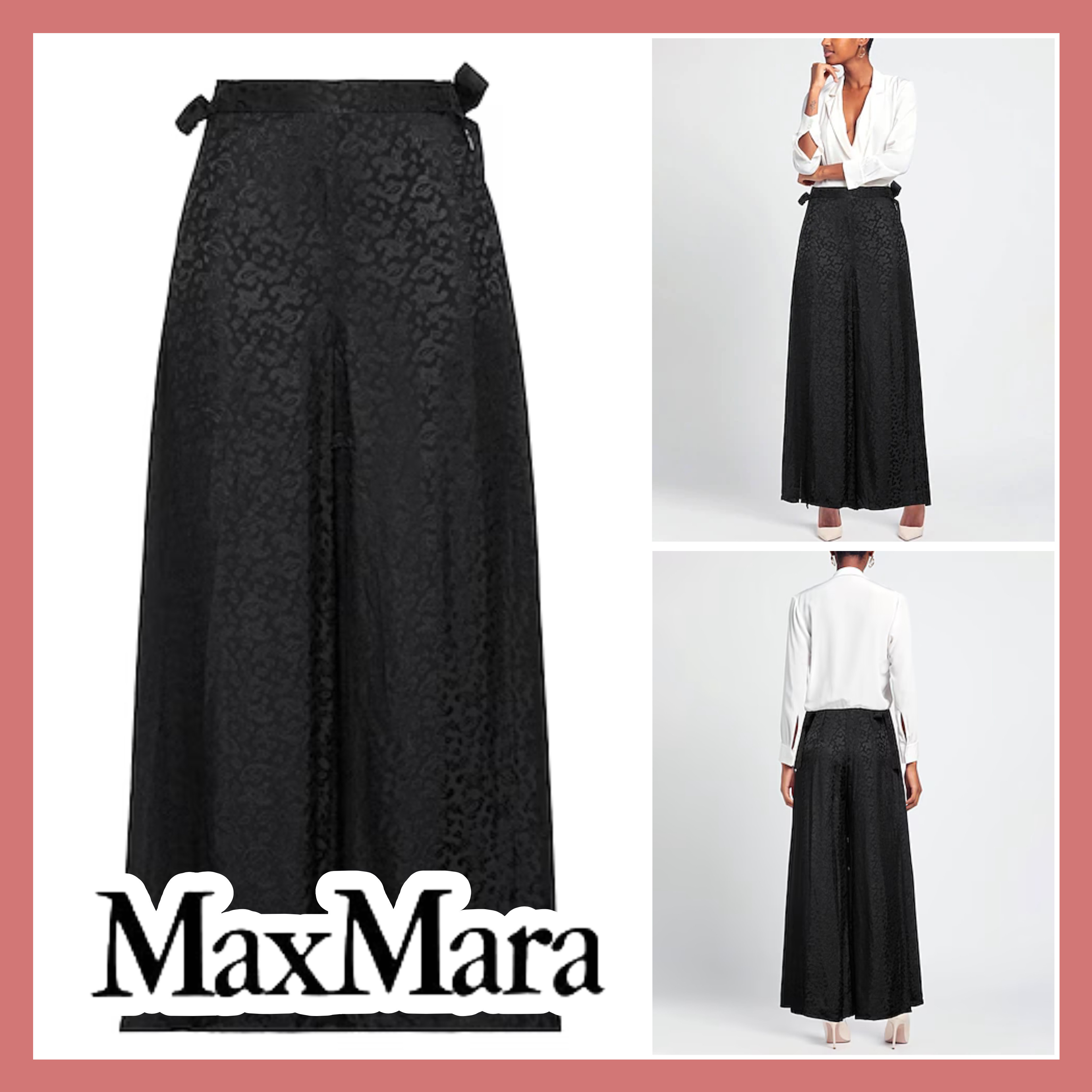Max Maraアウトレット「CALTE」プリーツタフタ製ロングスカート Max Maraアウトレット「CALTE」プリーツタフタ製ロングスカート