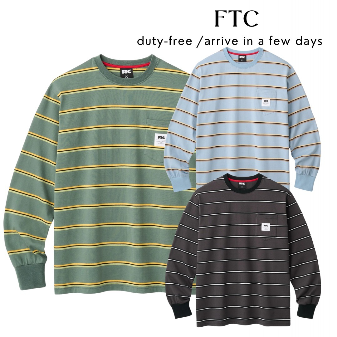 【FTC】STRIPE L/S TOP ストライプシャツ