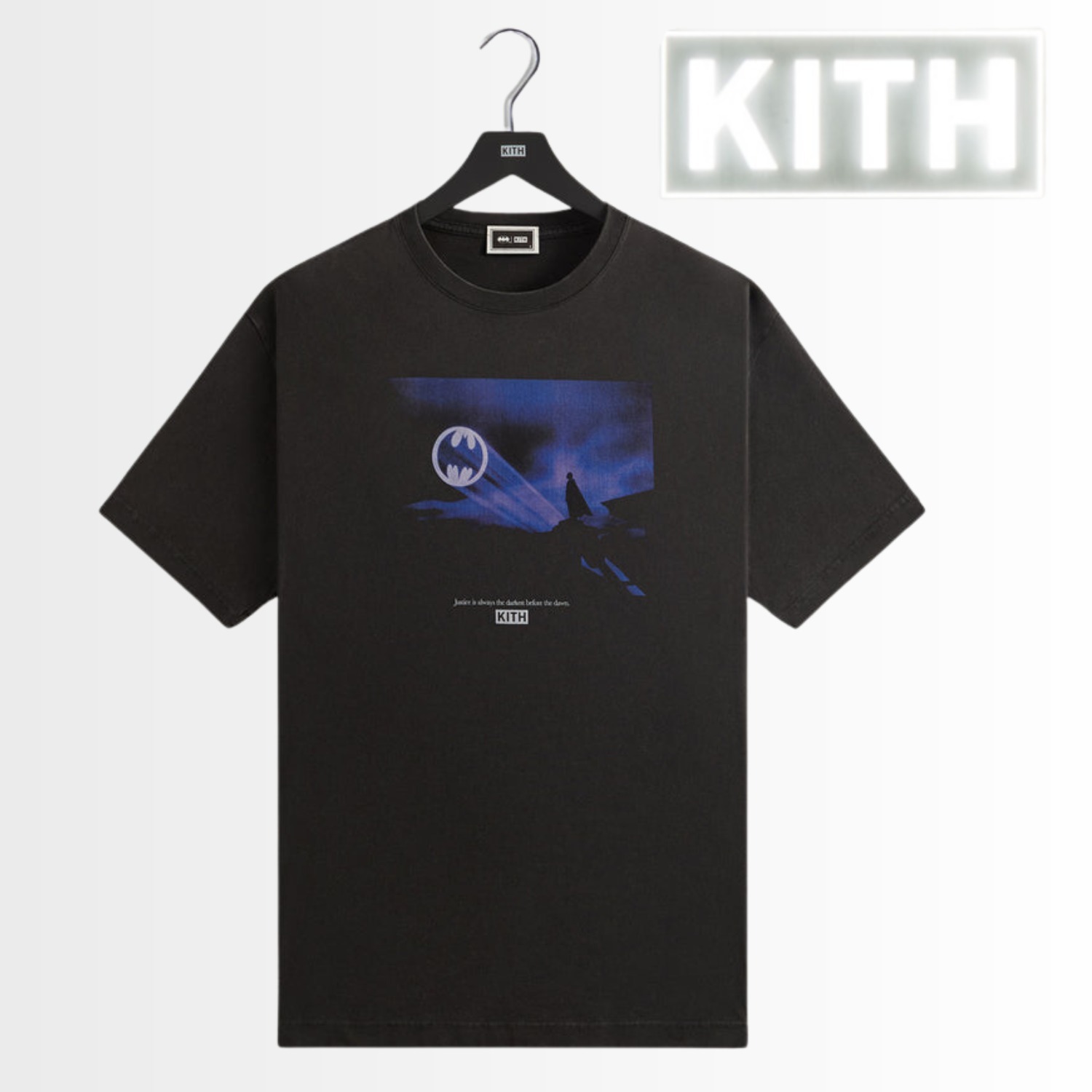 KITH キス Batman バットマン Justice Vintage コットン Tシャツ