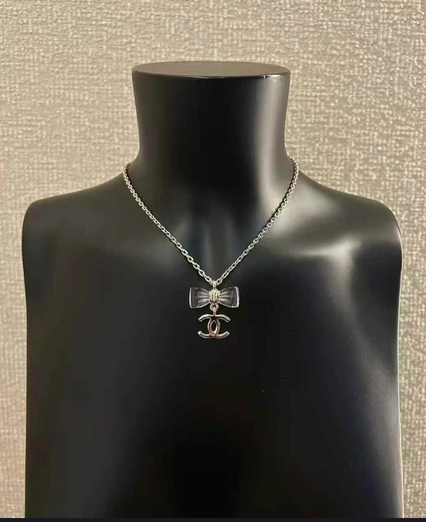 大人可愛い♥【CHANEL】リボン プレゼントにも最適♡可愛いリボン】CHANEL ネックレス