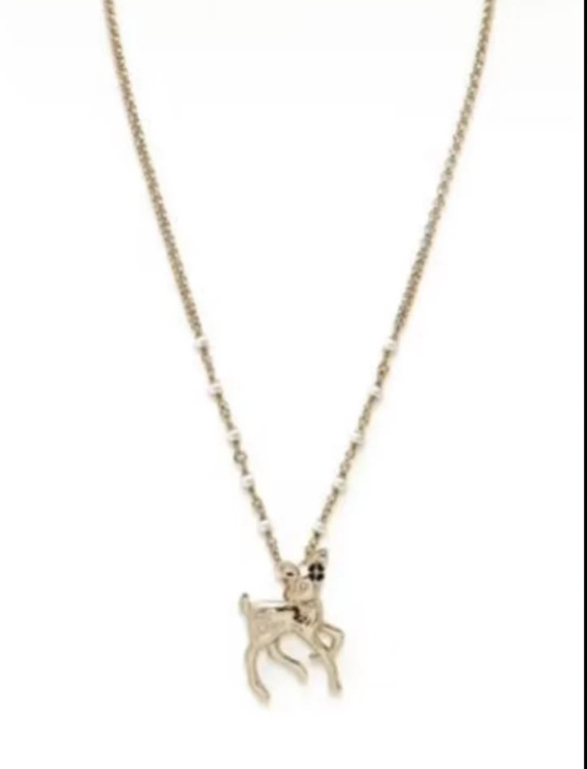 【華やかバンビが可愛い♪CHANEL】シャネル ネックレス バンビが可愛い♪】CHANEL ネックレス