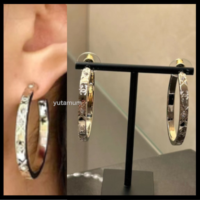 【ホワイト×ゴールドが上品♡】CHANEL ピアス コメット コレクション イヤリング ホワイトゴールド | CHANEL