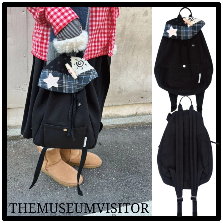 ★関税込★THE MUSEUM VISITOR★PATCHWORK STRING MINI BACKPACK