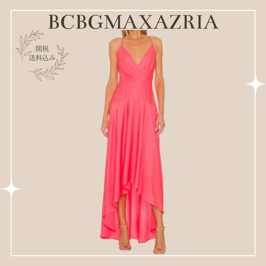 完売間近！【BCBG MAXAZRIA】CROSSBACK イブニングワンピース