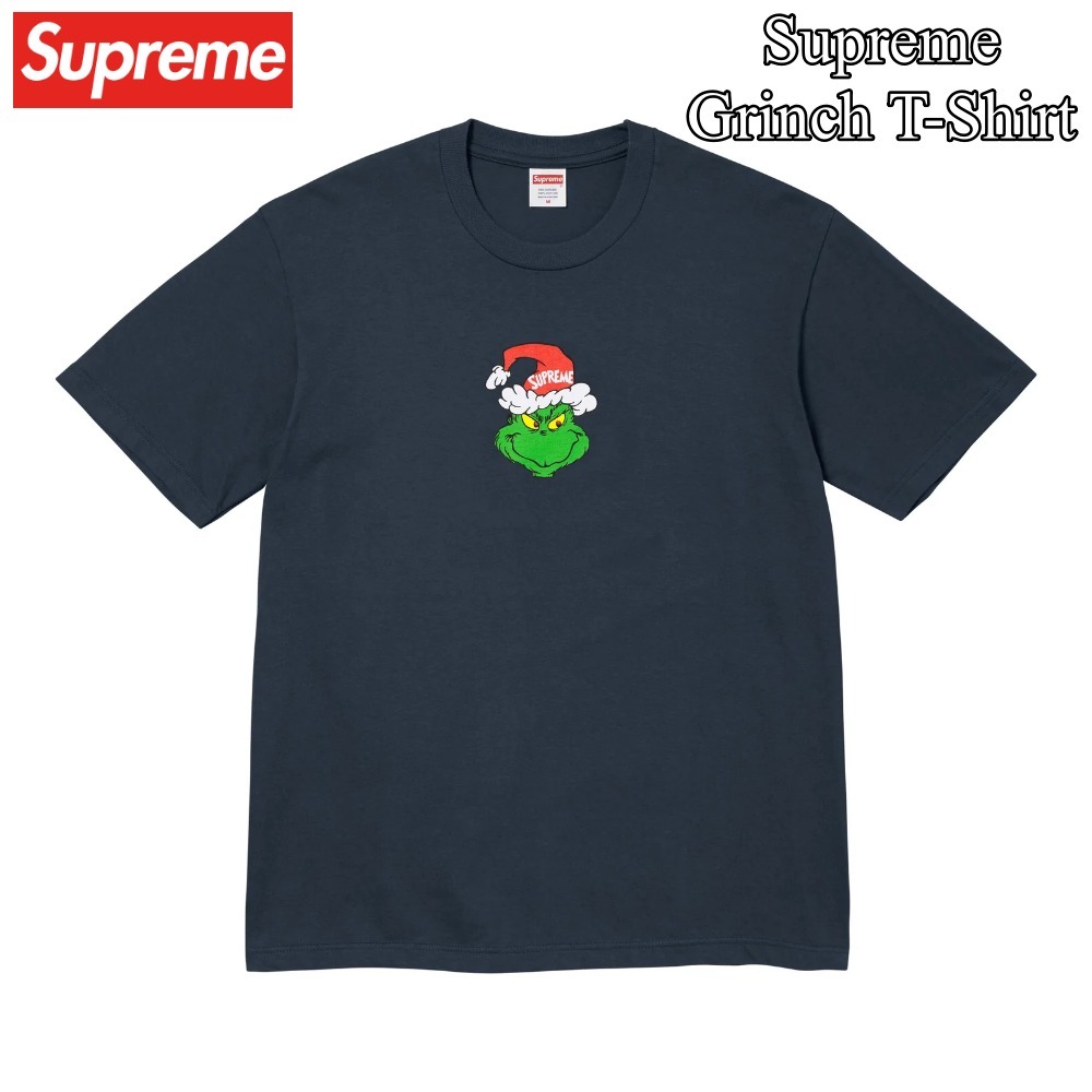 【Supreme】Grinch T-Shirt★Navy★24FW★