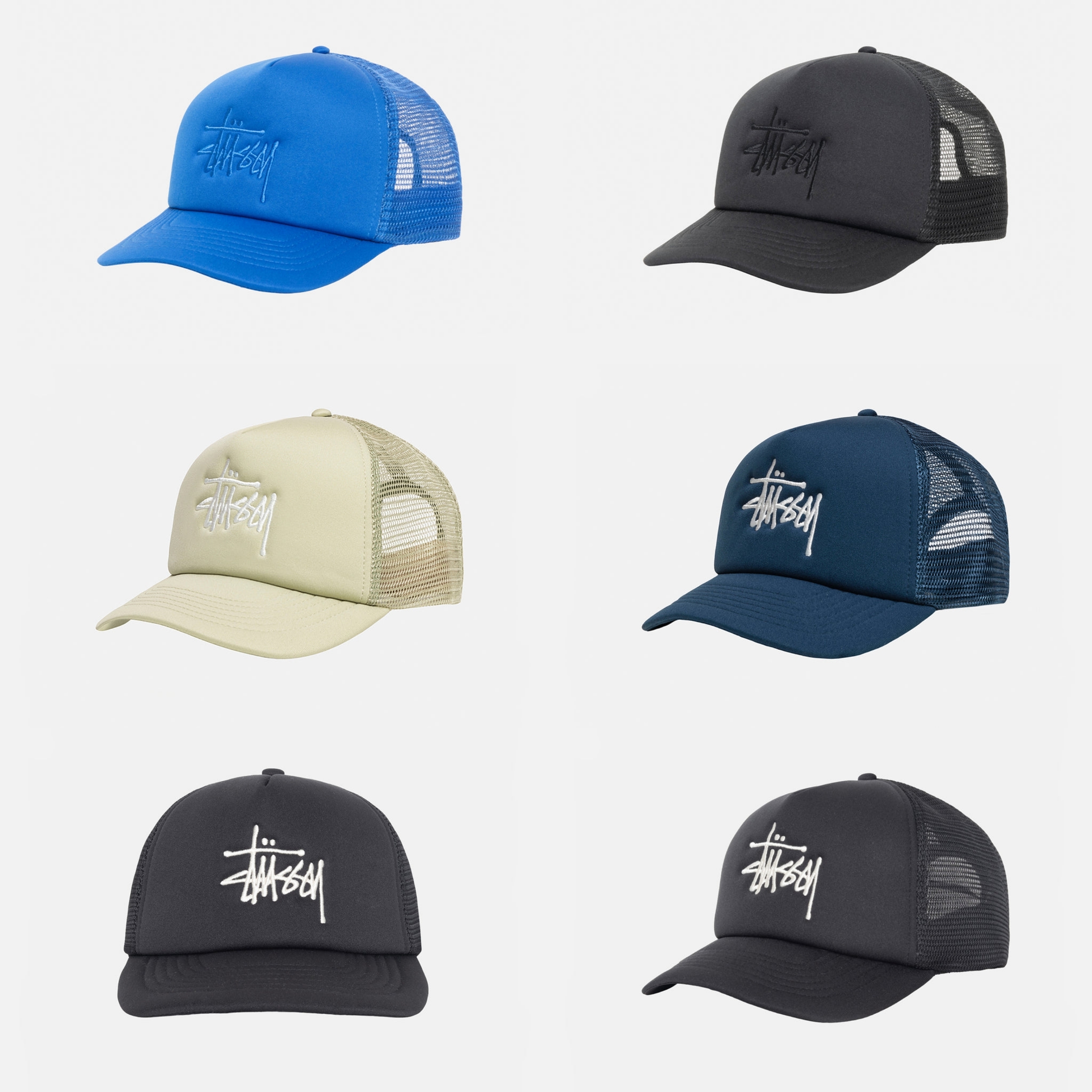 さらに100円引き◆STUSSY◆TRUCKER BIG BASIC SNAPBACK