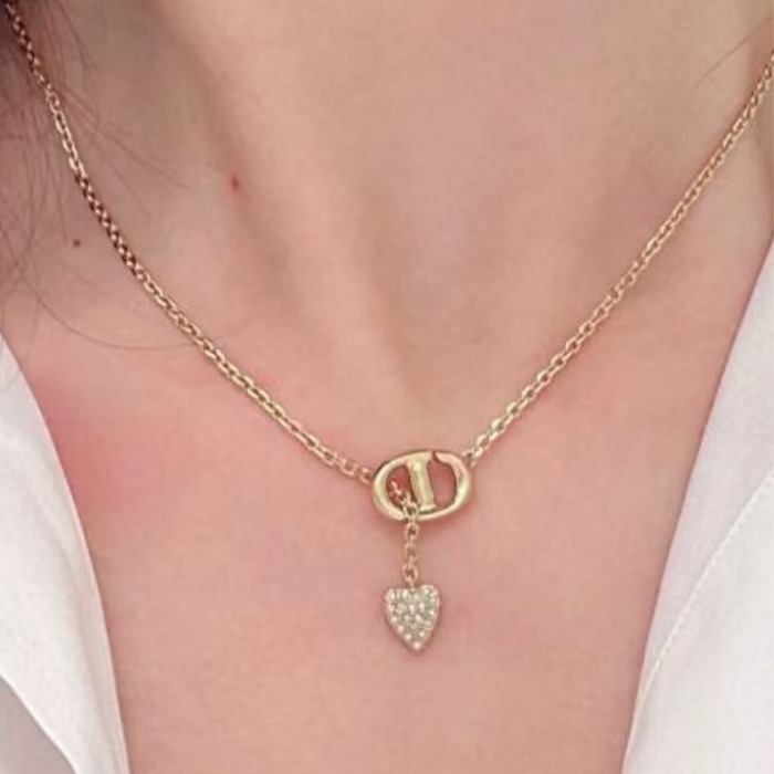 楽天市場】Dior ディオール CD NAVY NECKLACE ネックレス