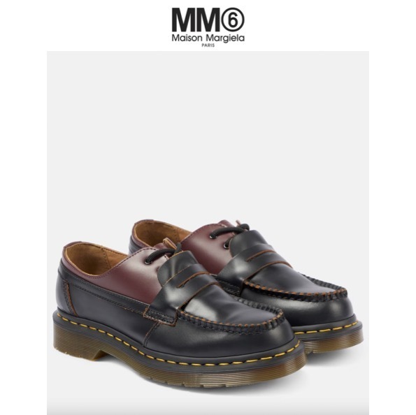 関税,送料無料 MM6 MaisonMargiela x Dr. Martens1461ローファー
