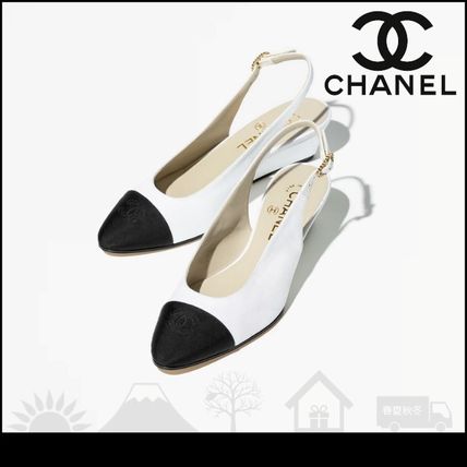 スリングバック 23.5cm CHANEL(シャネル) 靴・シューズ