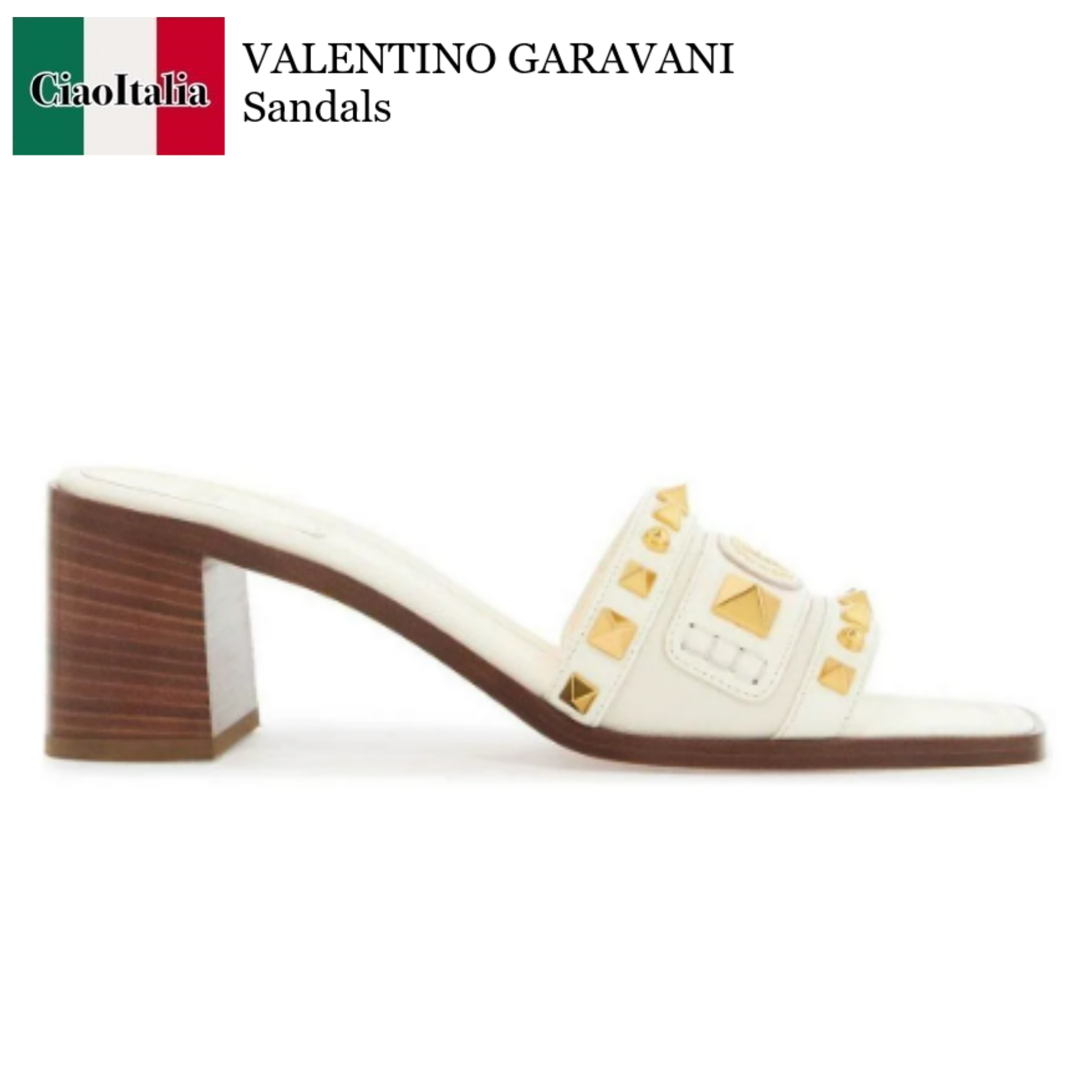 サンダル・ミュール Valentino Garavani Mule Plaster Caster In Pelle