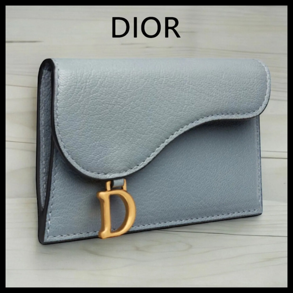 国内すぐ発送♪【DIOR】Saddle Cosmos ジップ カードホルダー