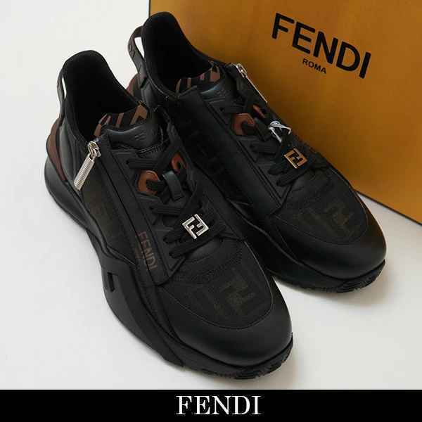 FENDI(フェンディー) スニーカー ブラック 7E1392 AQ69 F1C38