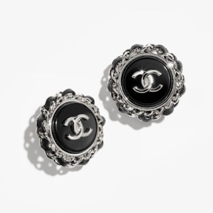 《シックでエレガント♡》CHANEL CCロゴ ピアス
