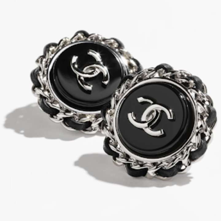 《シックでエレガント♡》CHANEL CCロゴ ピアス