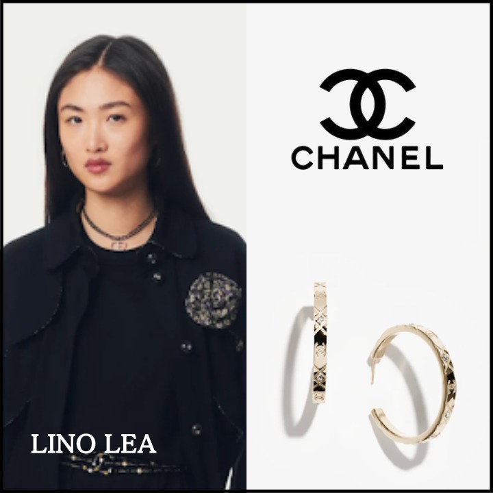 《人気のデザイン♡》CHANEL フープピアス