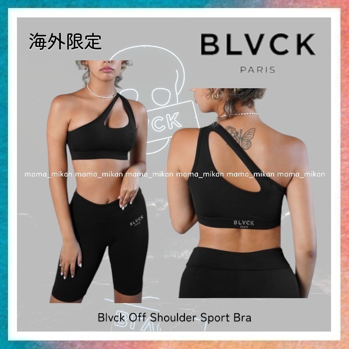 【BLVCK PARIS】Blvck Off Shoulder Sport Bra 海外限定