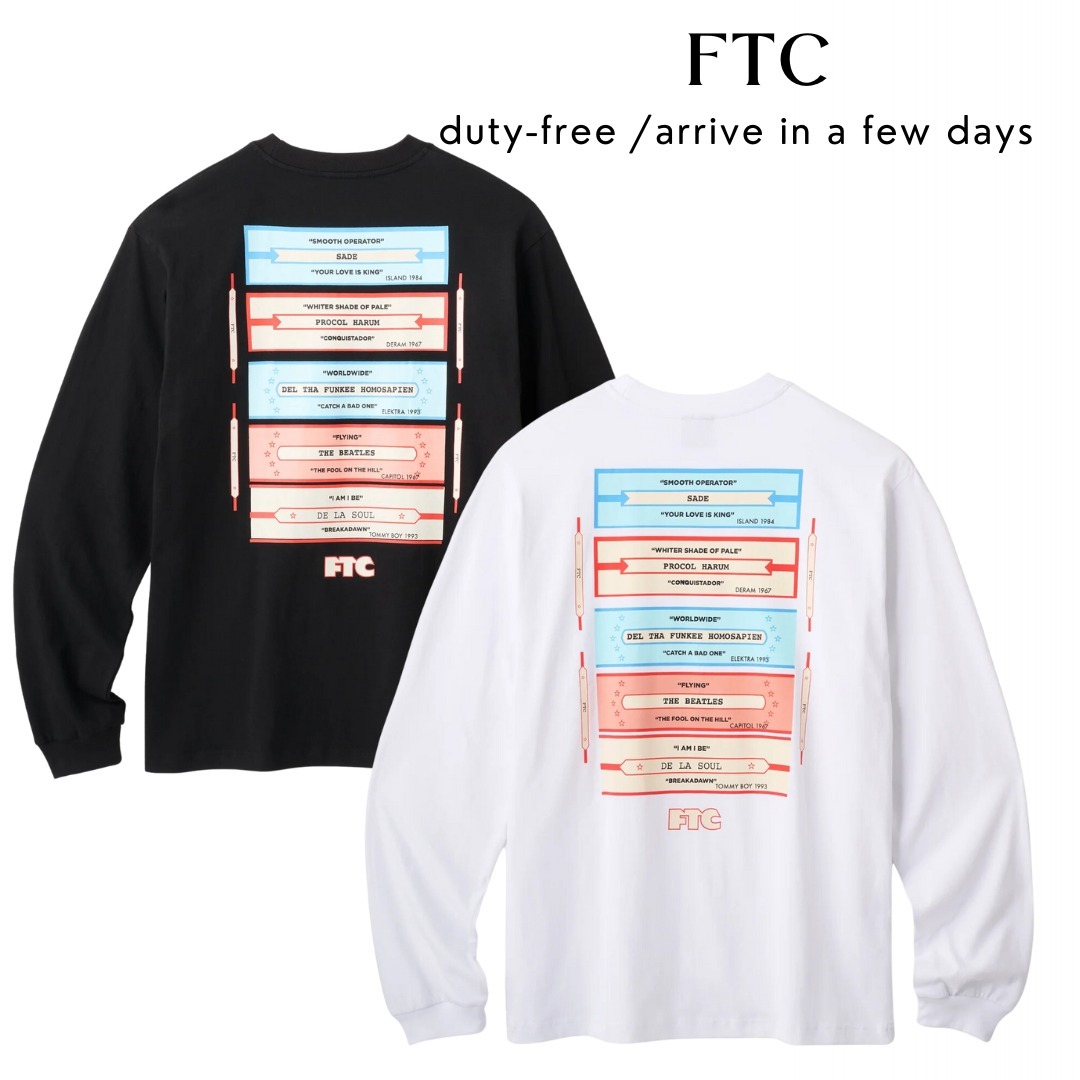 【FTC】JUKE BOX L/S TEE Tシャツ
