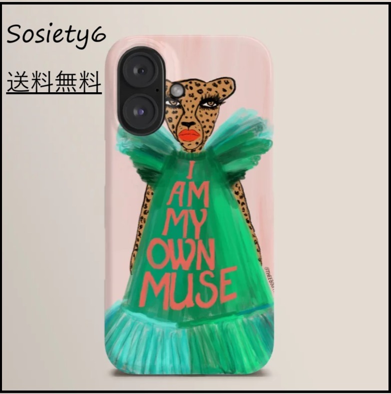 Sosiety6 スマホケース  チーター アート おしゃれ