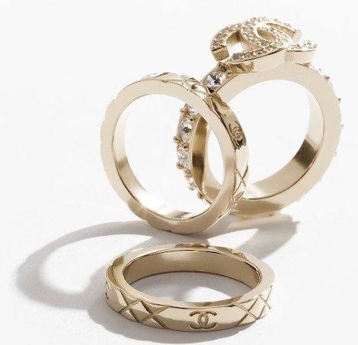 《3連でゴージャス♡》CHANEL リング