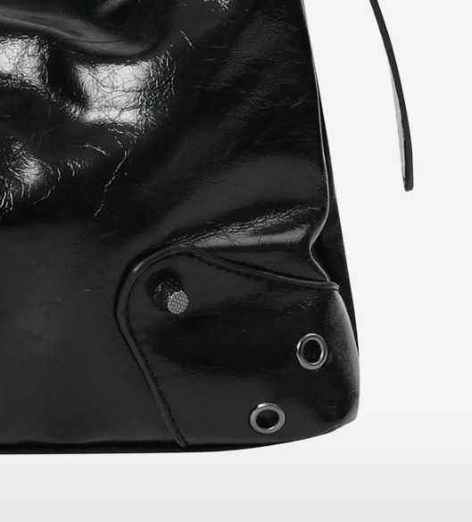 MUCENT♥] North Eyelet Leather Shoulder Bag