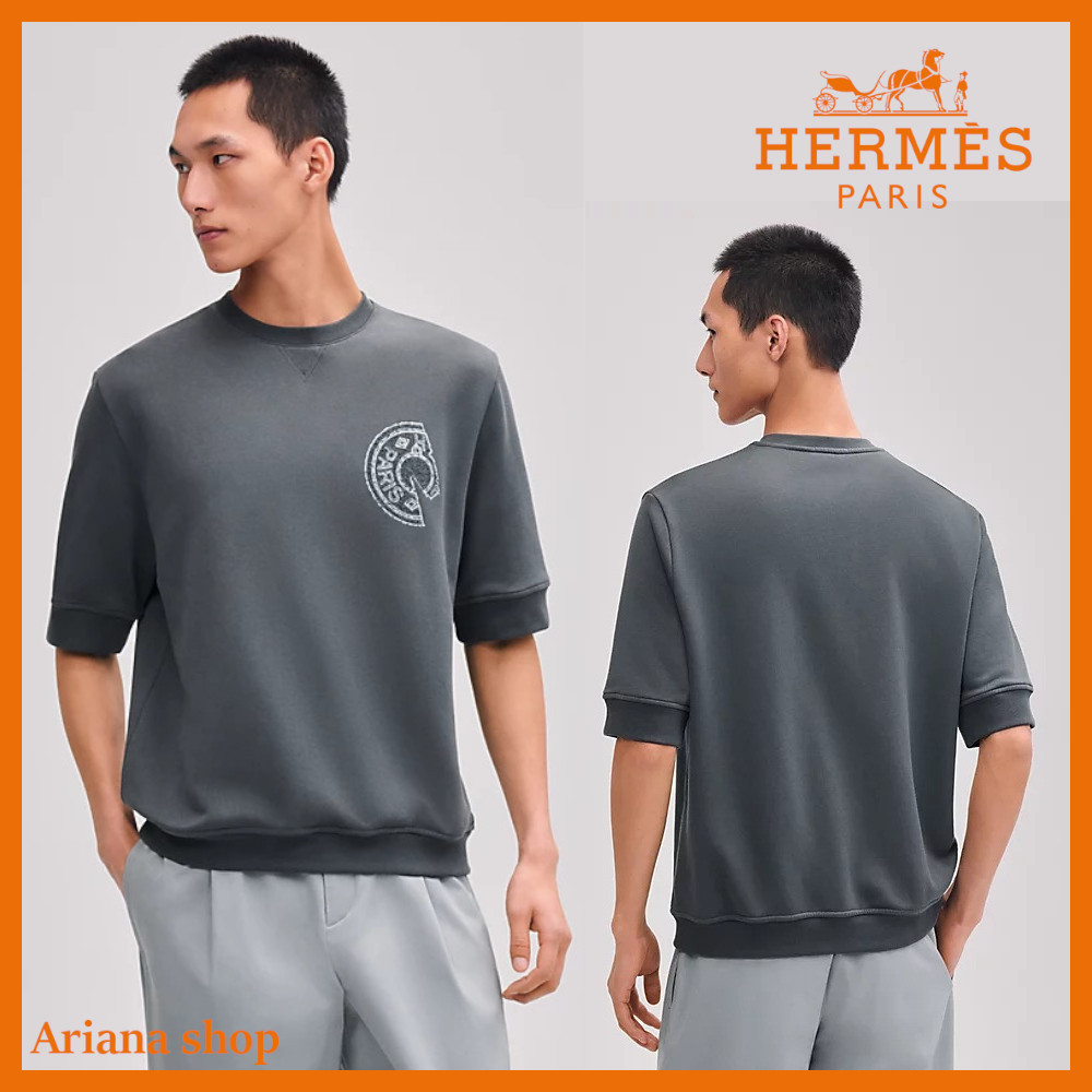 【シンプル♪】HERMES ラウンドネックTシャツ