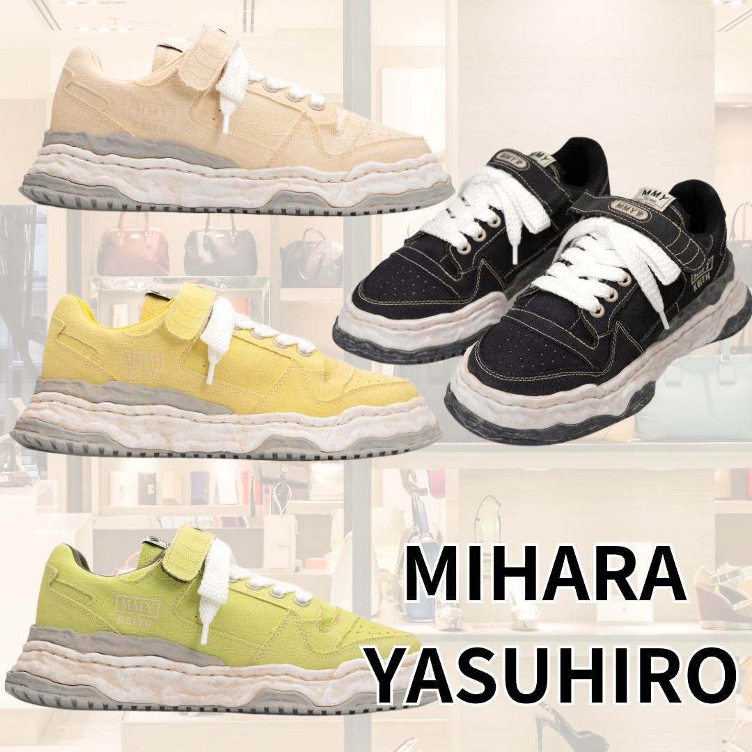 【MIHARA YASUHIRO】KEITH OG Sole Garment Dyed スニーカー