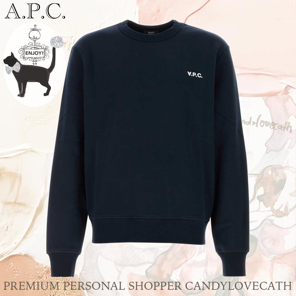 スウェット・トレーナー A.P.C. Dark Blue Cotton Sweatshirt