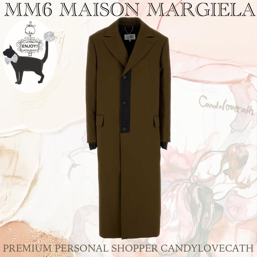 コート MM6 MAISON MARGIELA Mud Polyester Coat