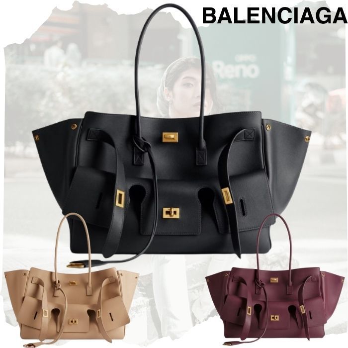 Balenciaga 直営店 Bel Air キャリーオールバックゴールドウェア