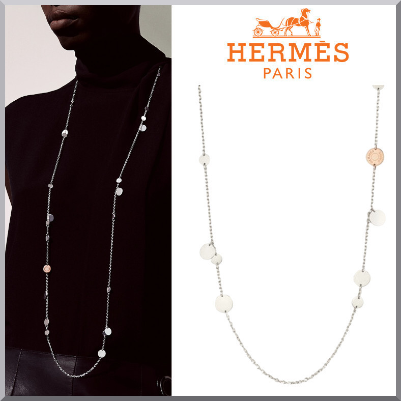 《希少品★》HERMES Sautoir Ex-Libris 120 ネックレス
