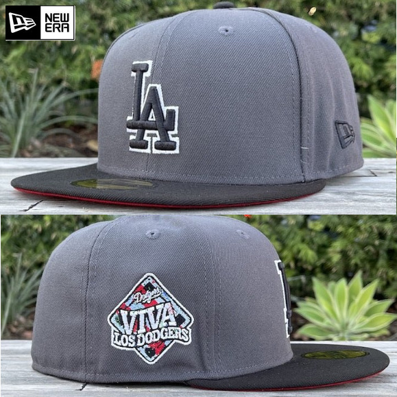 New Era LA Graphite Black Viva Red  キャップ