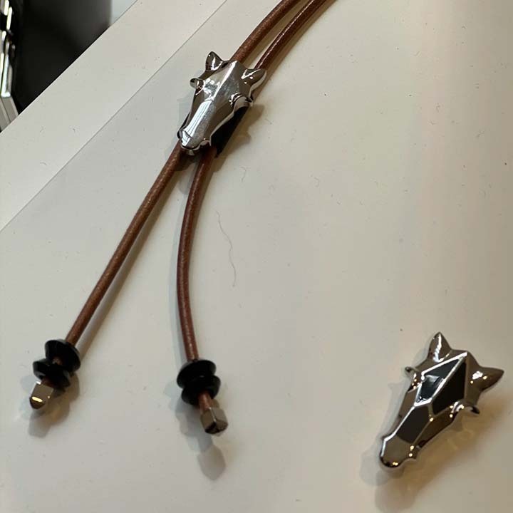 *新しい自分に出会う*【HERMES】デストリエ ボロタイネックレス ギフトにも♪】HERMES Destrier デストリエ ネックレス (HERMES
