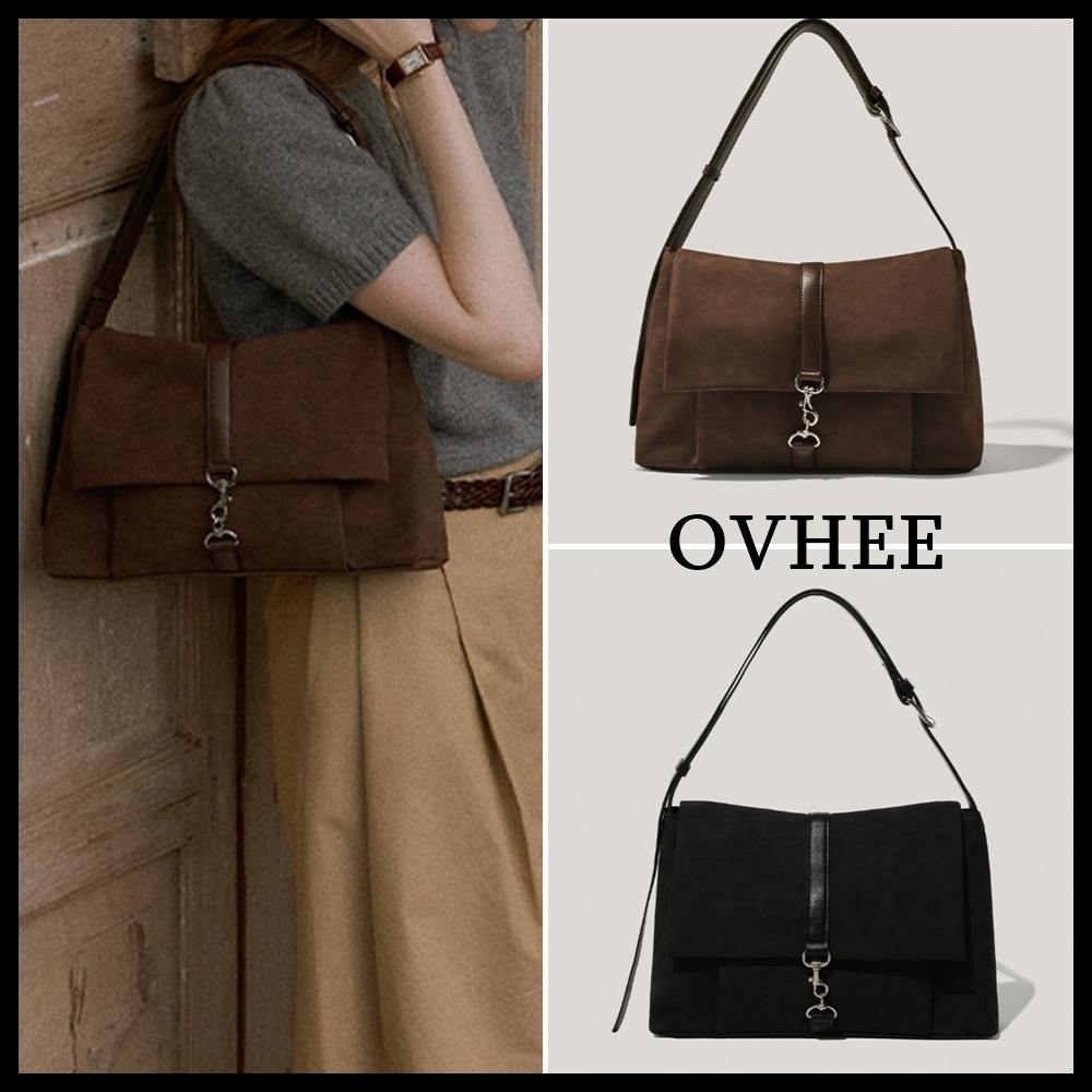 【OVHEE】Chloe Suede bag Cocoa 2way ショルダーバッグ☆