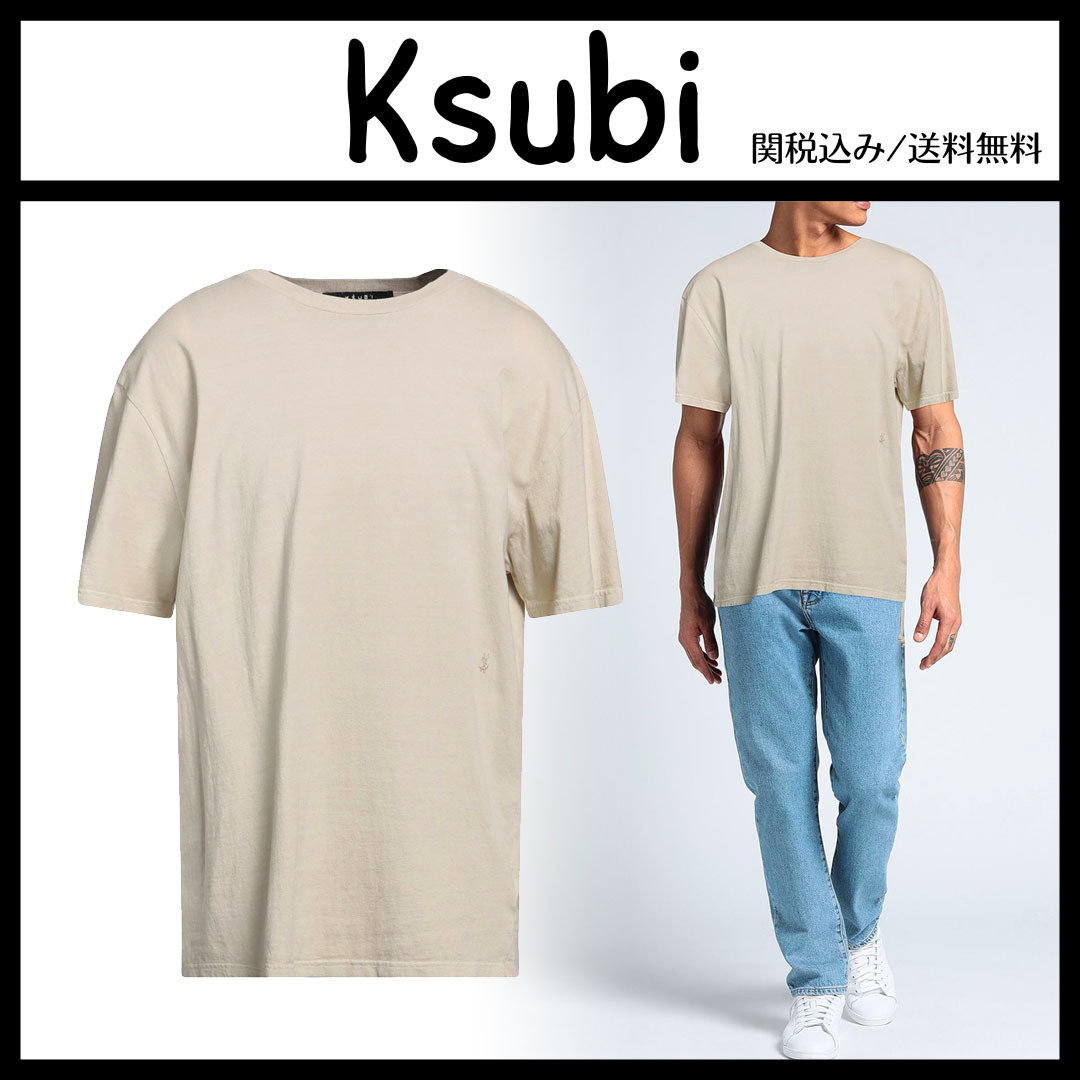 ベーシックTシャツ【KSUBI】関税込送料無料 ジャージー素材 無地