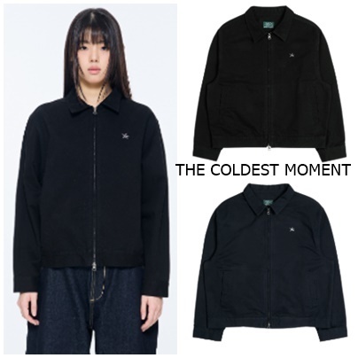 ジャケット THE COLDEST MOMENT TCM Washed Mini Logo Jacket 2 Colors