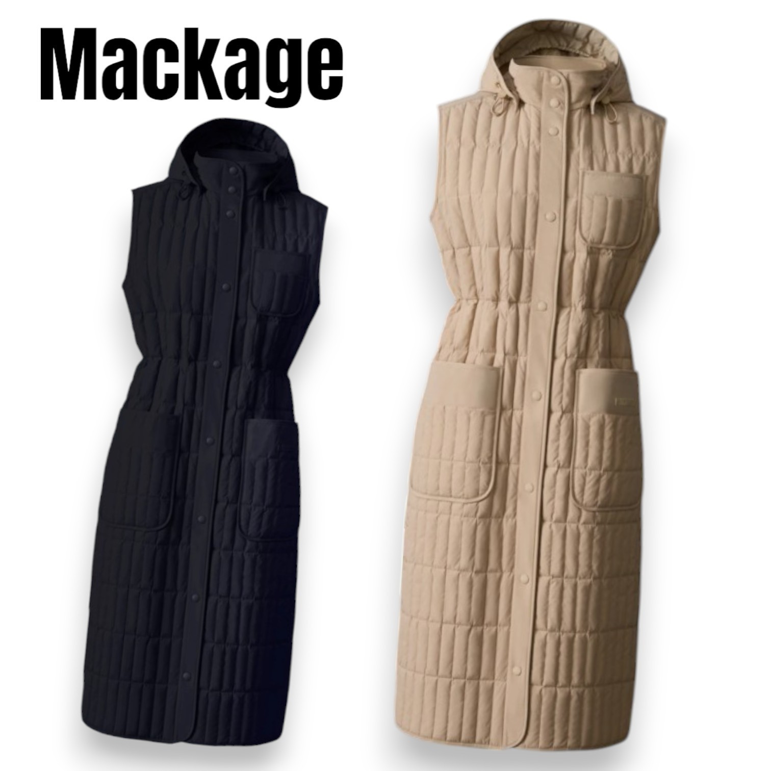 季節の変わり目に【Mackage】MAKANA ダウン ロングベスト