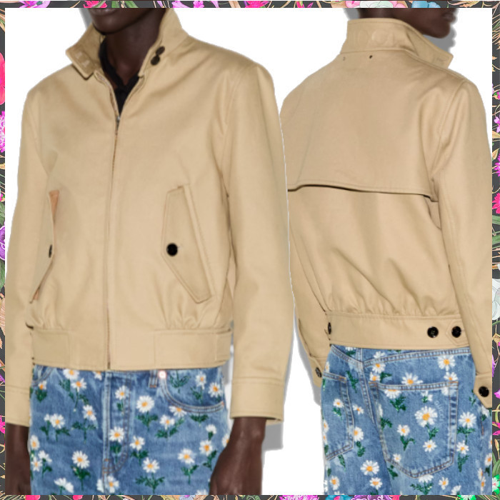 GUCCI《エンボス コットンドリル ボンバージャケット》DHL 直営
