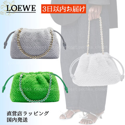フラメンコ グレー（灰色）系 LOEWE(ロエベ) バッグ・カバン