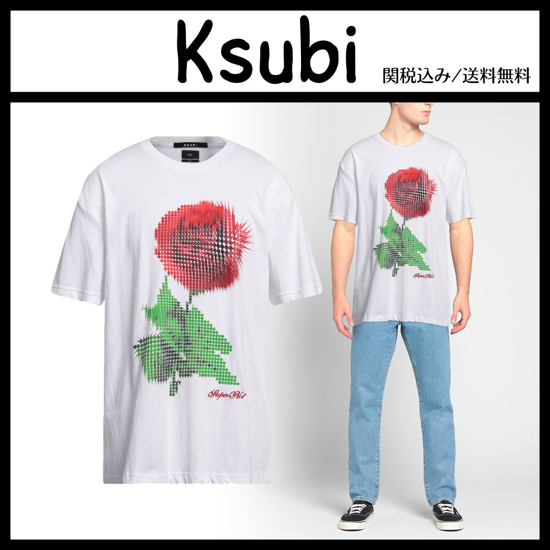 Tシャツ【KSUBI】関税込み送料無料 ジャージー素材 プリント入り