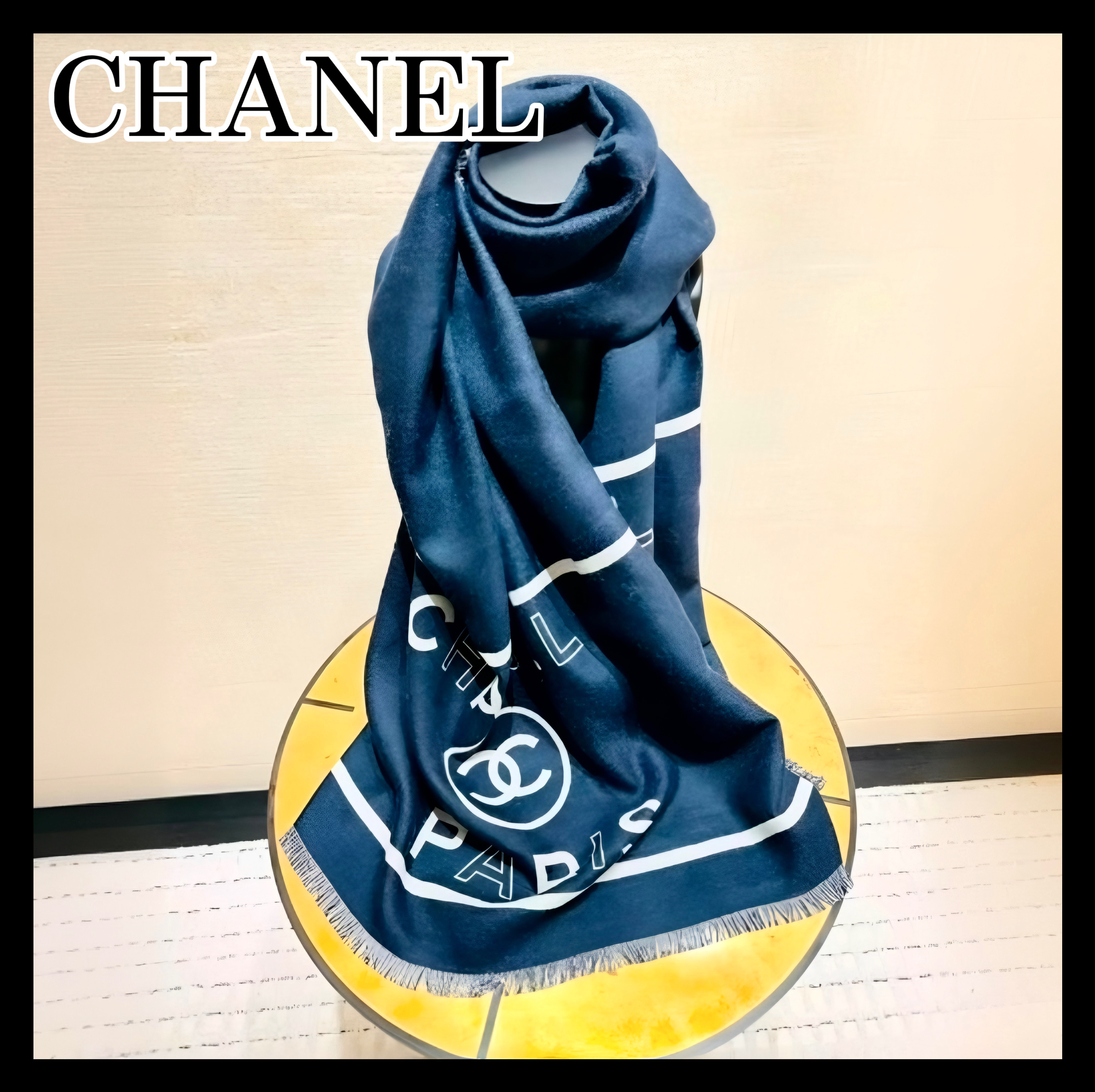 《上品で高級感のあるシックな色味♪》25P限定★CHANEL マフラー