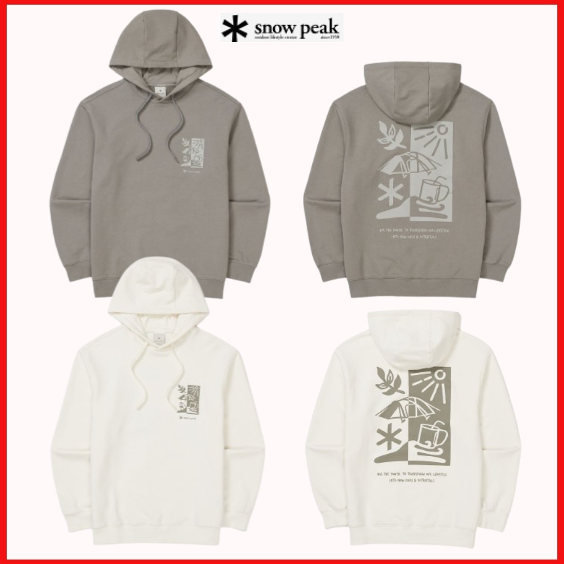 SNOWPEAK■Reverse Graphic Hood T-Shirt■送料込