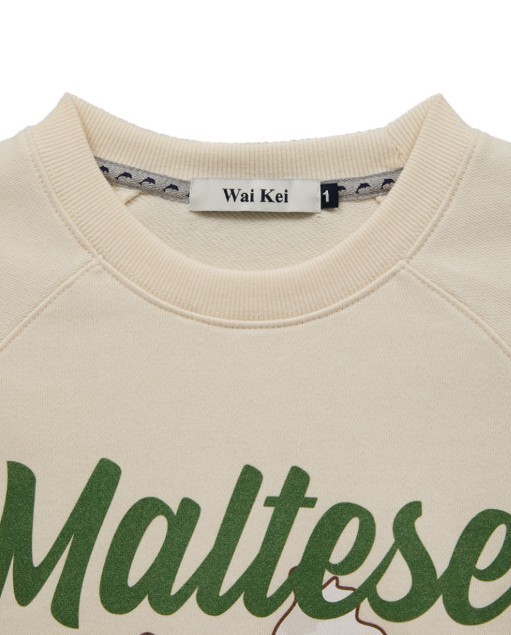 Wai KeiのMaltese Cloud Raglan Sweatshirt 全4色 (Wai Kei
