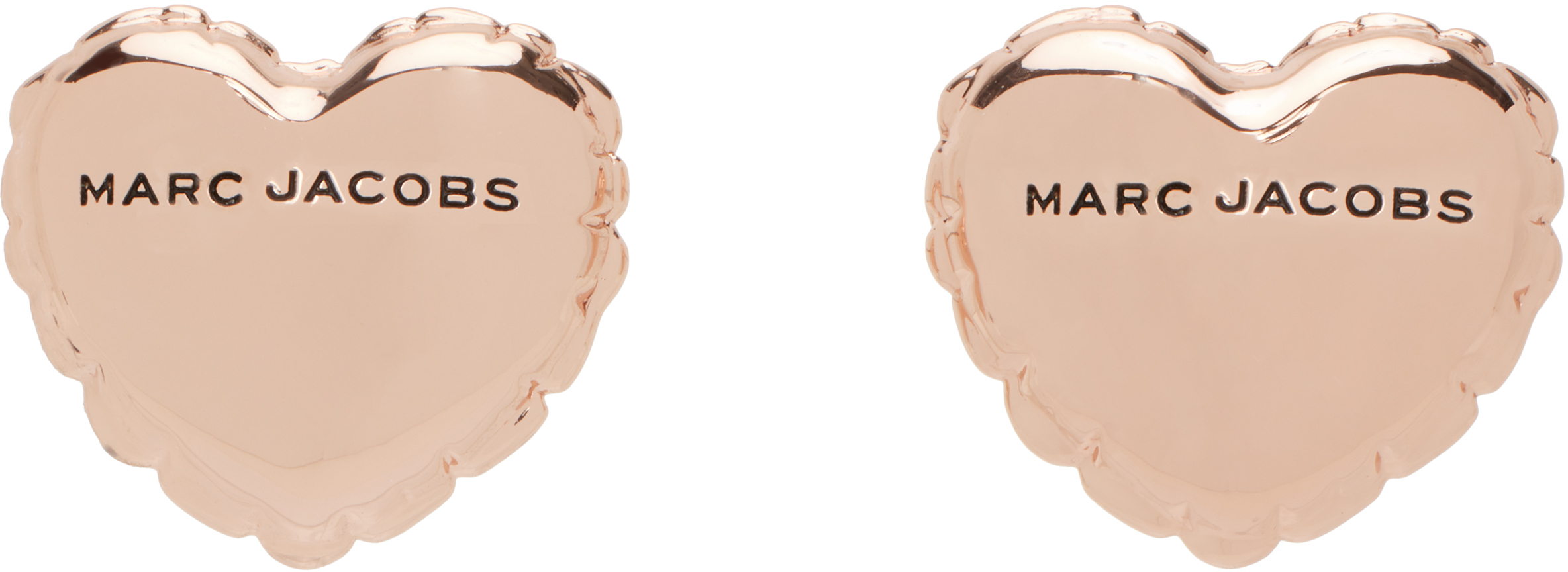 【関税込み】Marc Jacobs ローズゴールド Balloon Heart ピアス