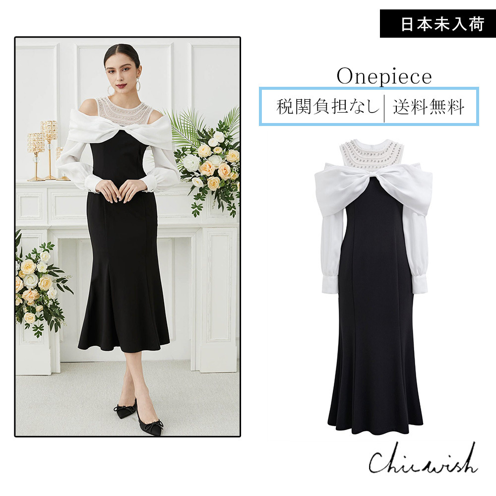 CHICWISH(シックウィッシュ)｜ビッグリボンマーメイドワンピース