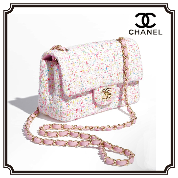 【ツイードがお洒落♡】CHANEL ミニフラップバッグ