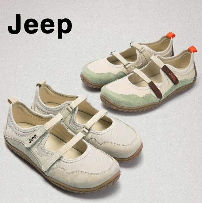 JEEPスニーカー レディース厚底美脚スリッポンロゴ